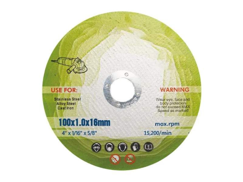 قرص القطع للفولاذ المقاوم للصدأ