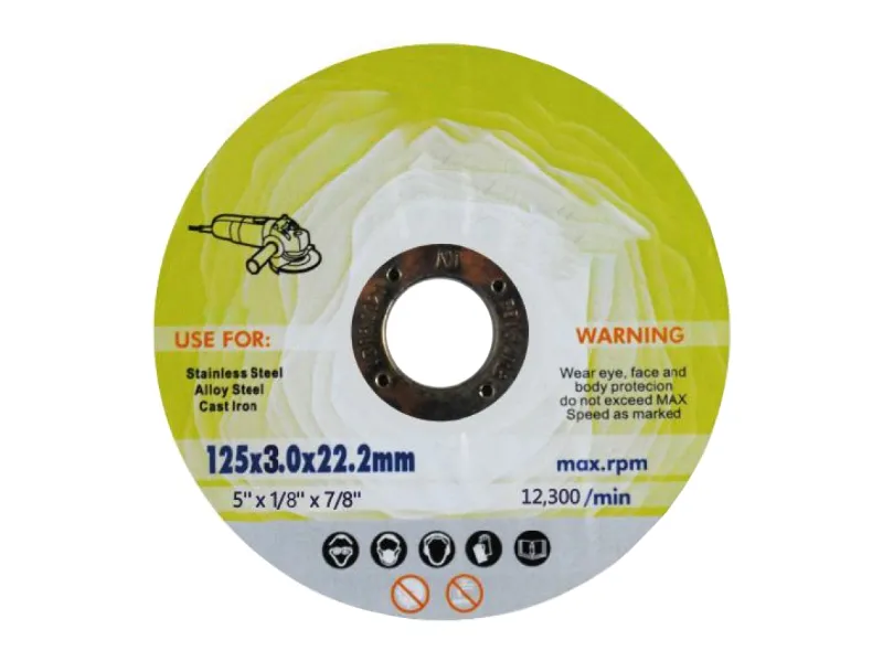 قرص القطع للفولاذ المقاوم للصدأ