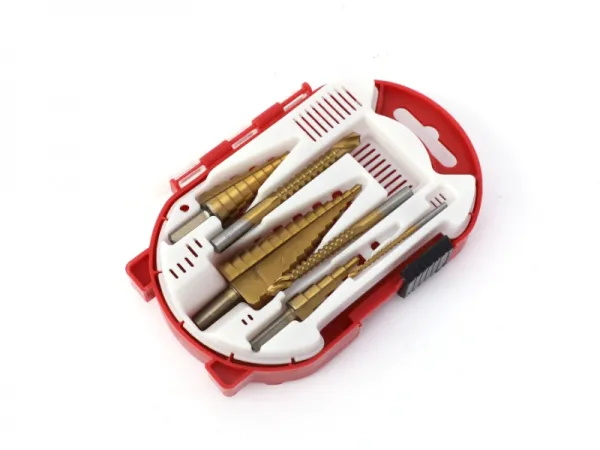 6 قطعة خطوة مثقاب الخشب و سن المنشار مجموعة لقمة مثقاب