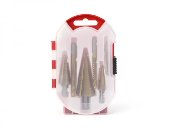 6 قطعة خطوة مثقاب الخشب و سن المنشار مجموعة لقمة مثقاب 