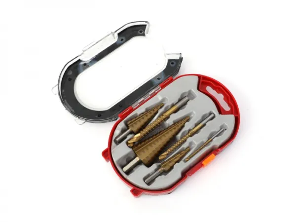 6 قطعة خطوة مثقاب الخشب و سن المنشار مجموعة لقمة مثقاب 