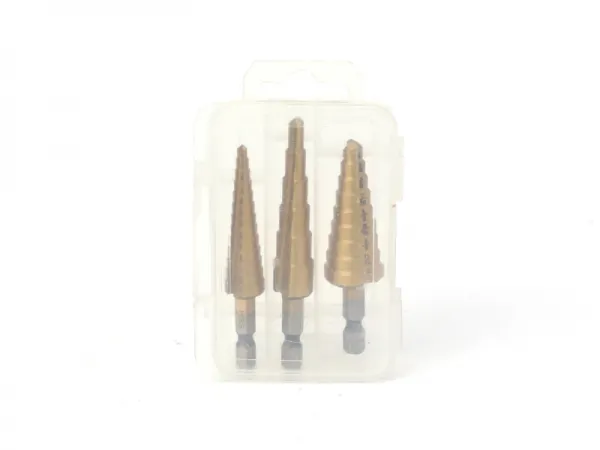 3 قطع خطوة مثقاب مجموعة 