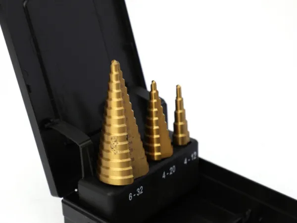 3 قطع خطوة مثقاب مجموعة 