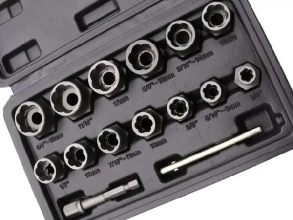 15 قطع الجوز و الترباس النازع مجموعة