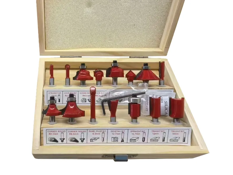 15 قطع راوتر بت مجموعة