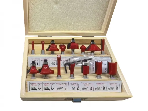 15 قطع راوتر بت مجموعة