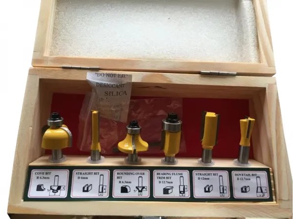 6 قطع راوتر بت مجموعة