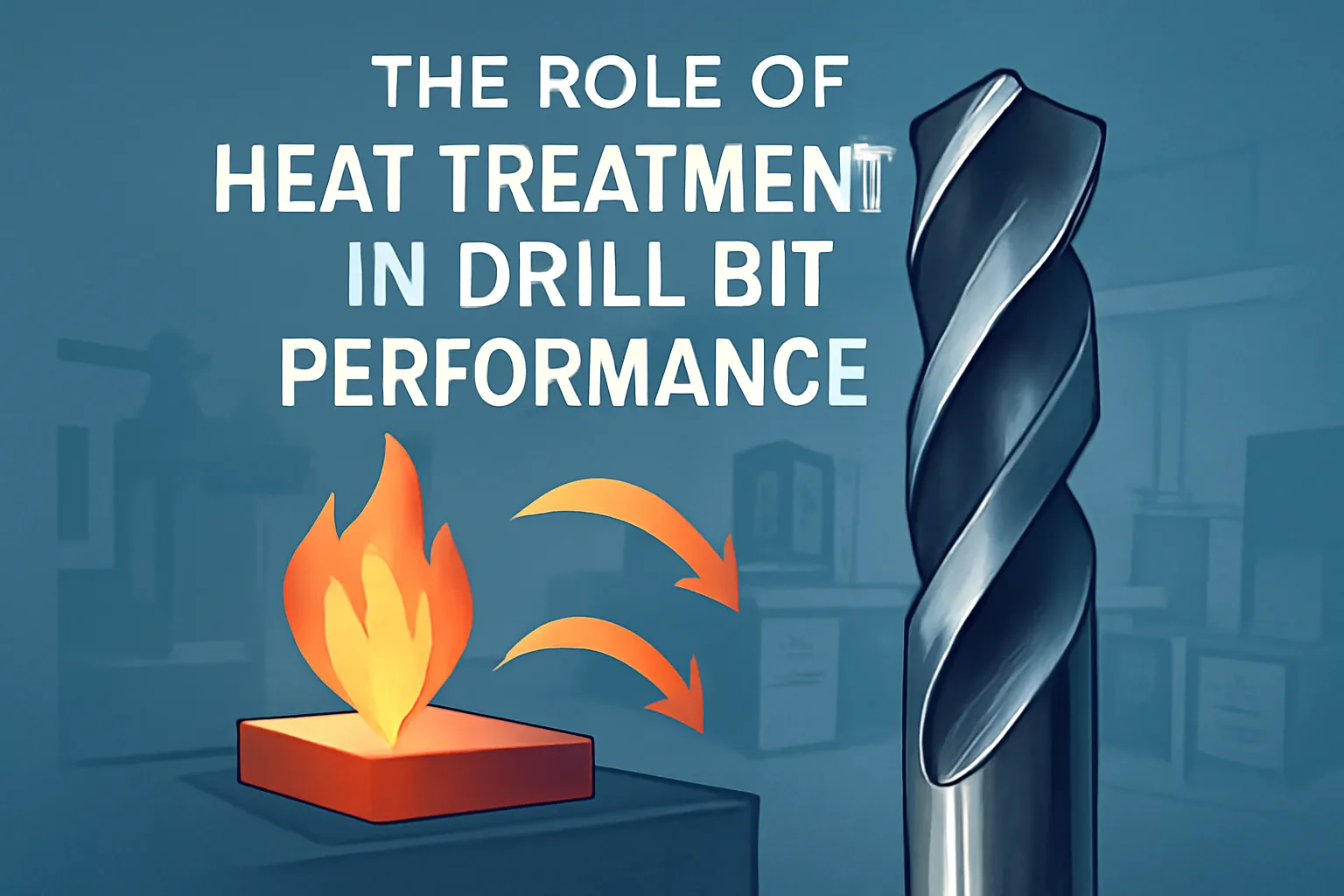 دور المعالجة الحرارية في أداء مثقاب